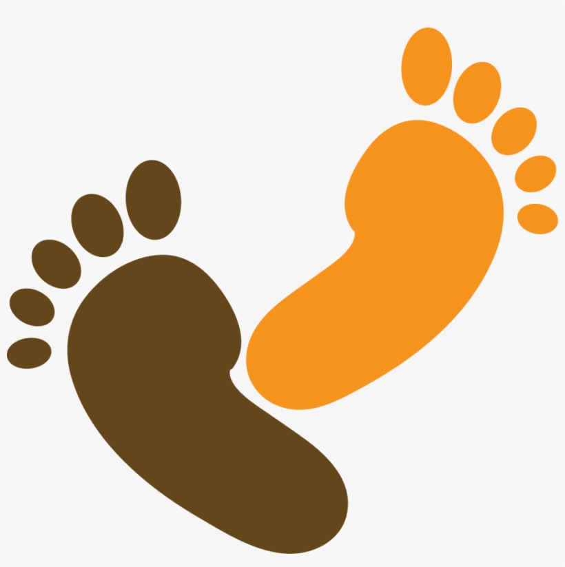 Orange And Brown Foot - Cartoon Chiropodist, transparent png #2373702