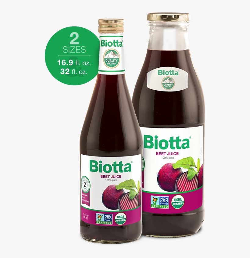 Beet Juice - Biotta - Organic Beet Juice - 32 Fl. Oz., transparent png #2373984