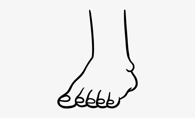 Foot Coloring Page, transparent png #2374111
