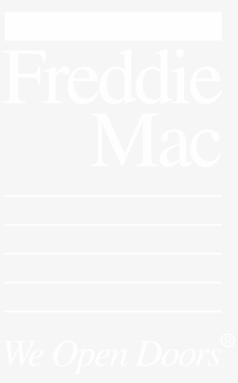 Freddie Mac Logo Black And White - White Bullet Points Png, transparent png #2374759