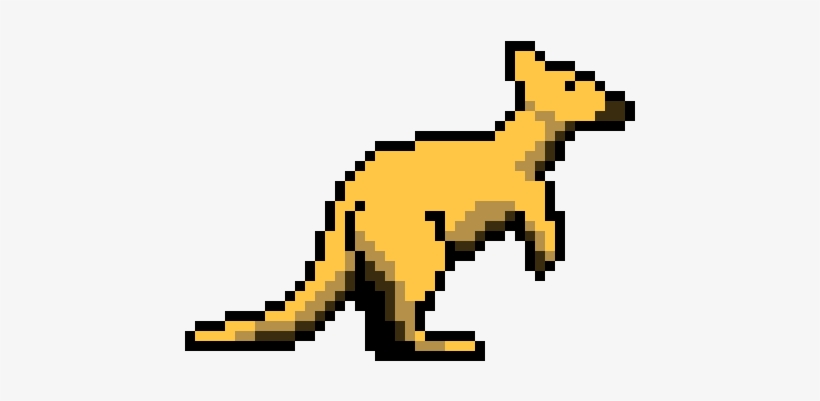 Kangaroo - Pixel Kangaroo, transparent png #2375291