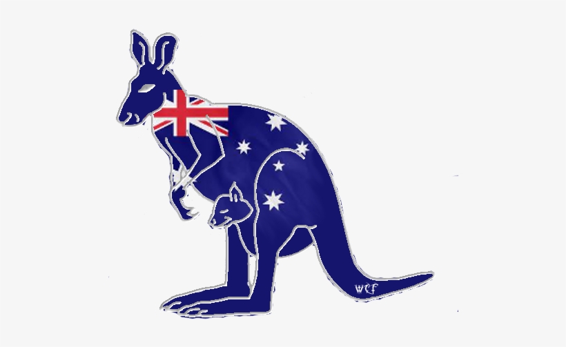 Kangaroo Animal With Flag, transparent png #2375310