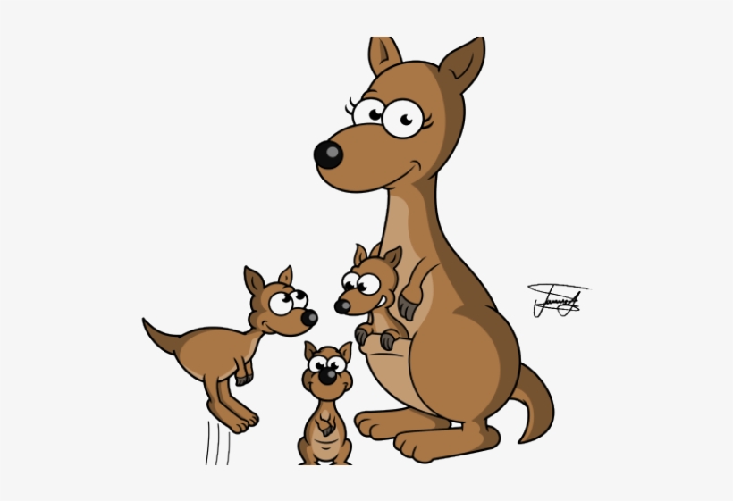 Kangaroo Png Transparent Images - Kangaroos Cartoon Png, transparent png #2375395