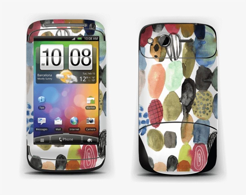 Dots Watercolor - Htc 35h00152-05m Htc Btr6350b/bg32100 Original Oem, transparent png #2375954