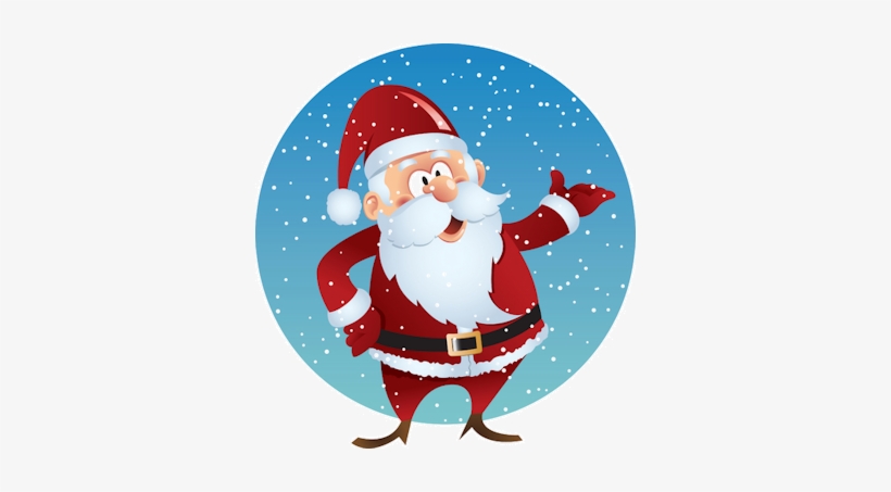 Real Santa Claus North Pole Why Santa Tracking Is Better - Santa Claus In A Circle, transparent png #2376133