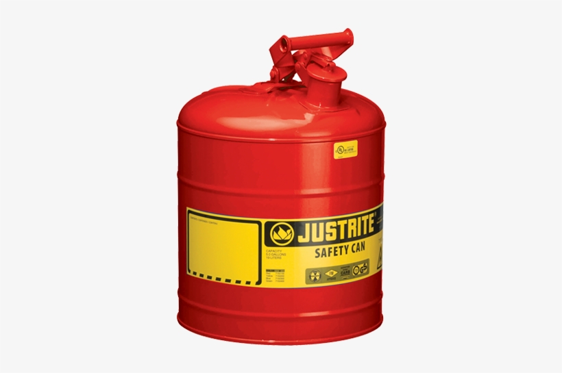 Justrite 2 Gal. Type 1 Steel Safety Can 7120100, transparent png #2376203