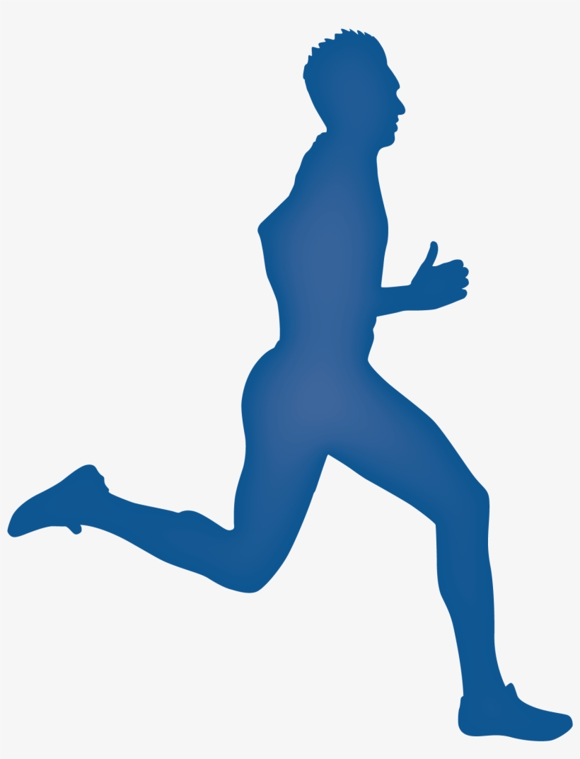 Legs Clipart Running Man - Running Silhouettes, transparent png #2376479