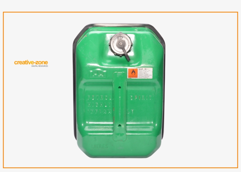 Green Steel Gasoline Jerry Can Paddy Hopkirk 5 Liter - Machine, transparent png #2376657