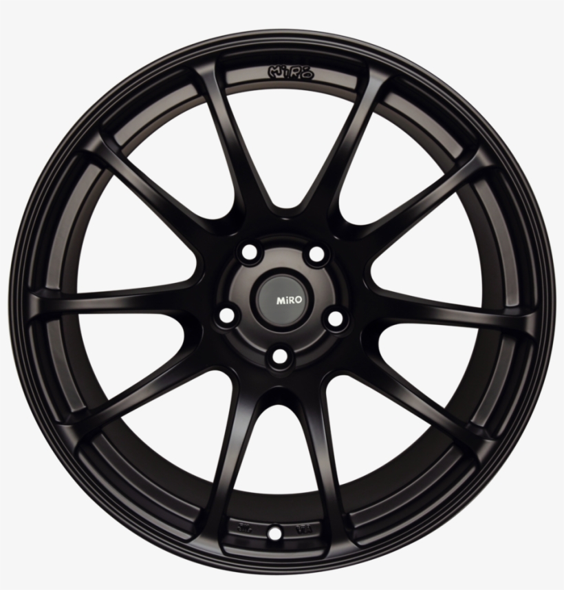 A Picture Of Miro Type 563 In Matte Black Finish Series - 18 Inch Black Vw Rims, transparent png #2376748