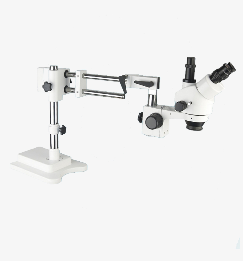 Bd-w245t1 Boom Arm Zoom Stero Microscope With Adjustable - Microscope, transparent png #2377087