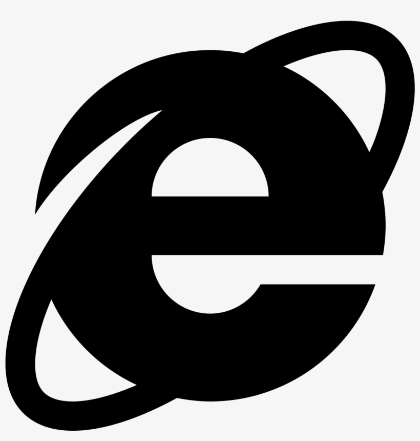 Internet Explorer Icon - Internet Explorer White Logo, transparent png #2377544