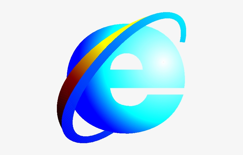 Visio Stencil Internet Explorer - Internet Explorer Logo Gif, transparent png #2377571