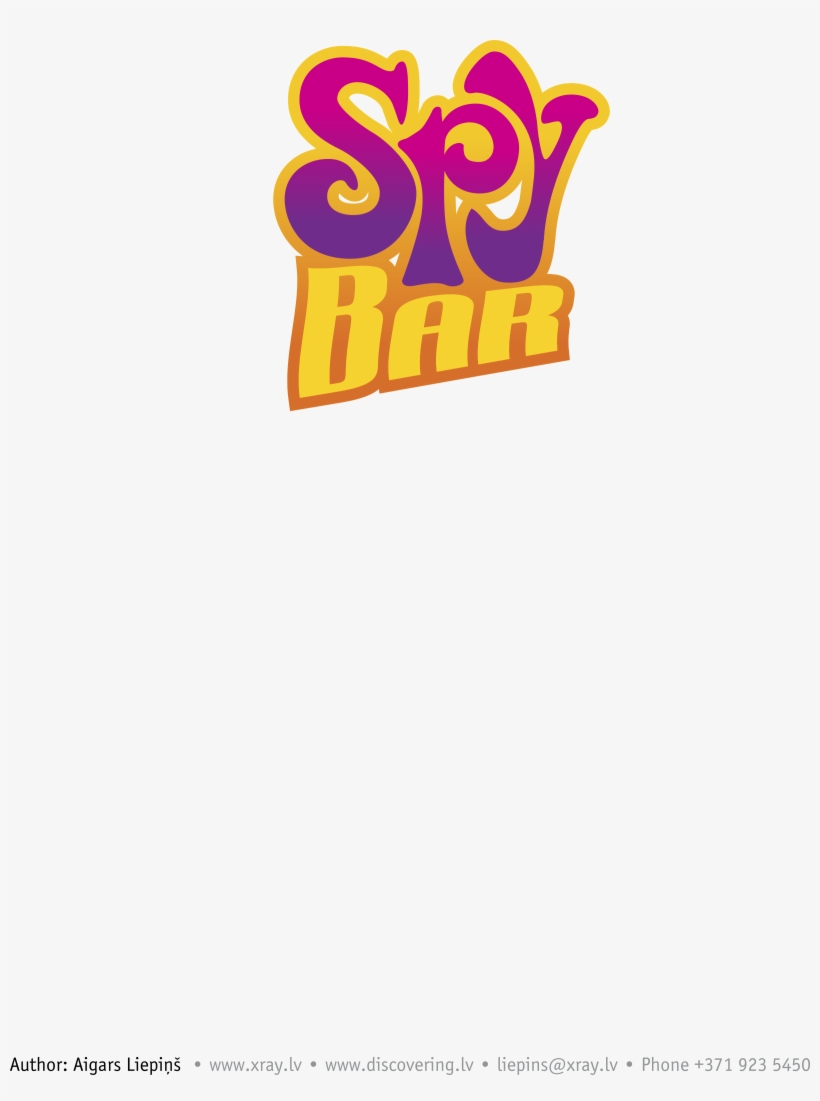 Spy Bar Logo Png Transparent - Bar, transparent png #2377714