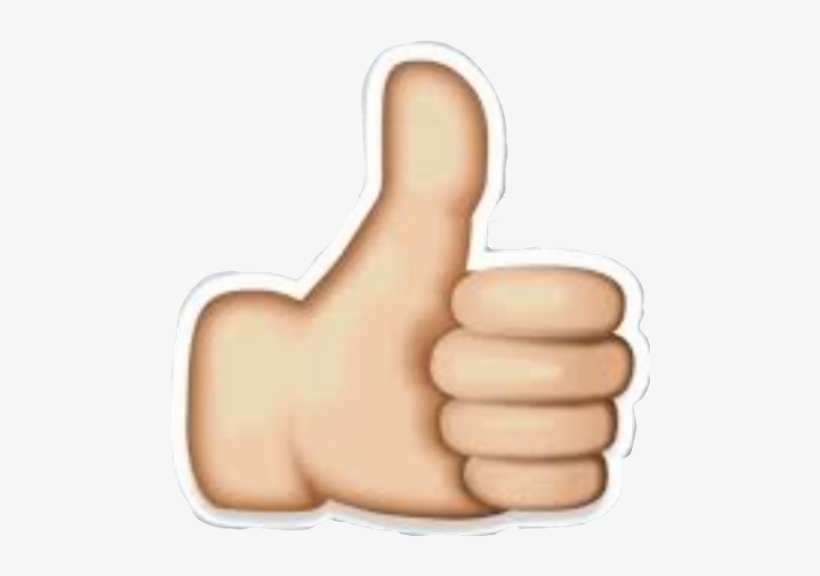 Thumbs Up Youtube Emoji, transparent png #2377909