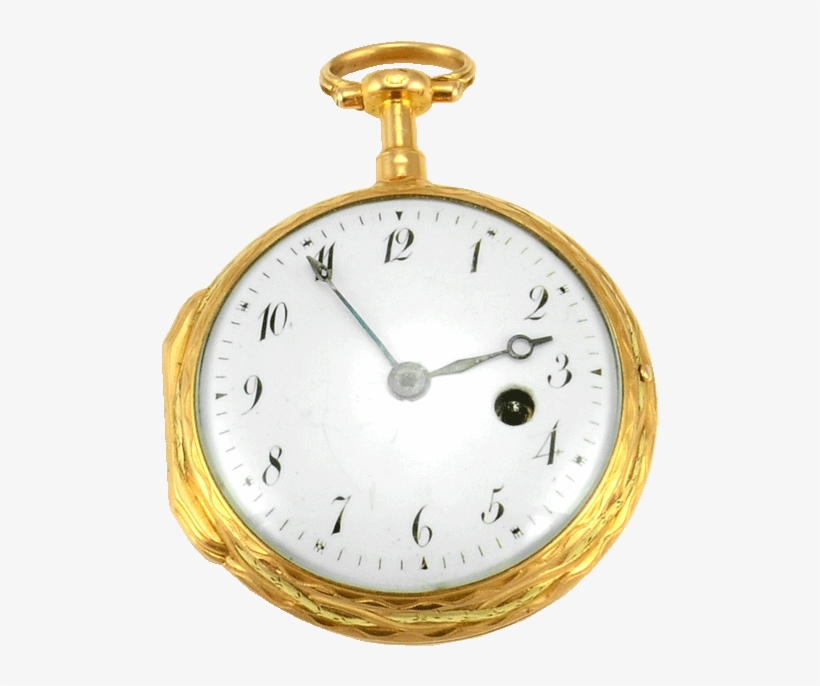 French Jacques Gudin Four Color 18k Gold Pocket Watch - Golden Color Pocket Watch, transparent png #2378533