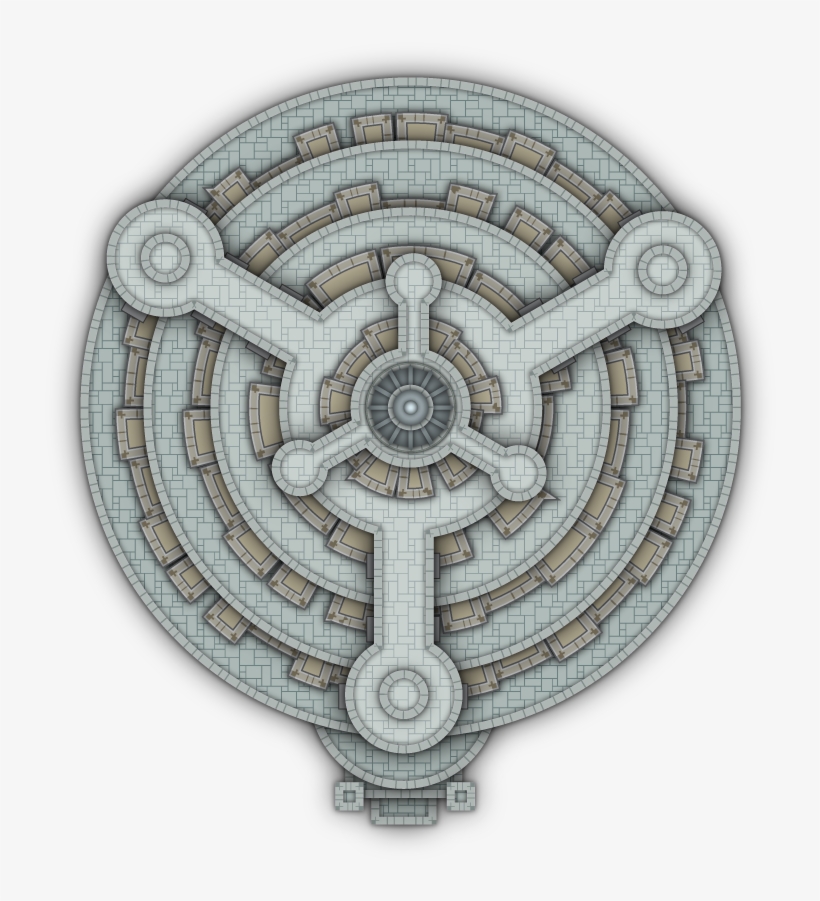 Unusual Castle - Fantasy Map, transparent png #2378614
