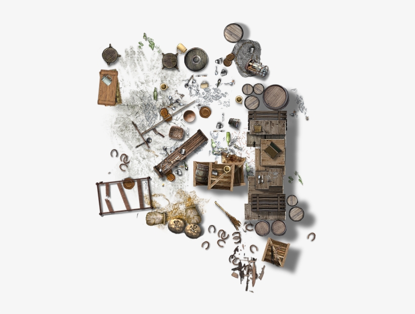 Storage Room Mess By Hero339 On Deviantart Dungeon - Dundjinni Pantry, transparent png #2378700