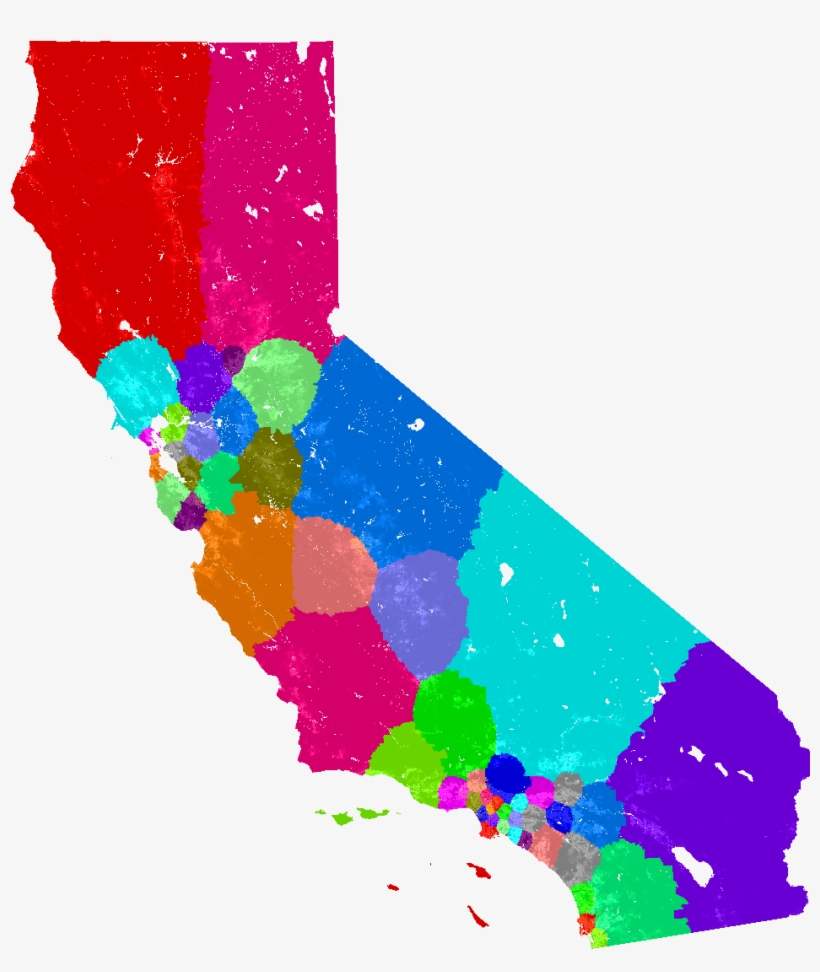 Impartial Automatic Redistricting - California, transparent png #2378724