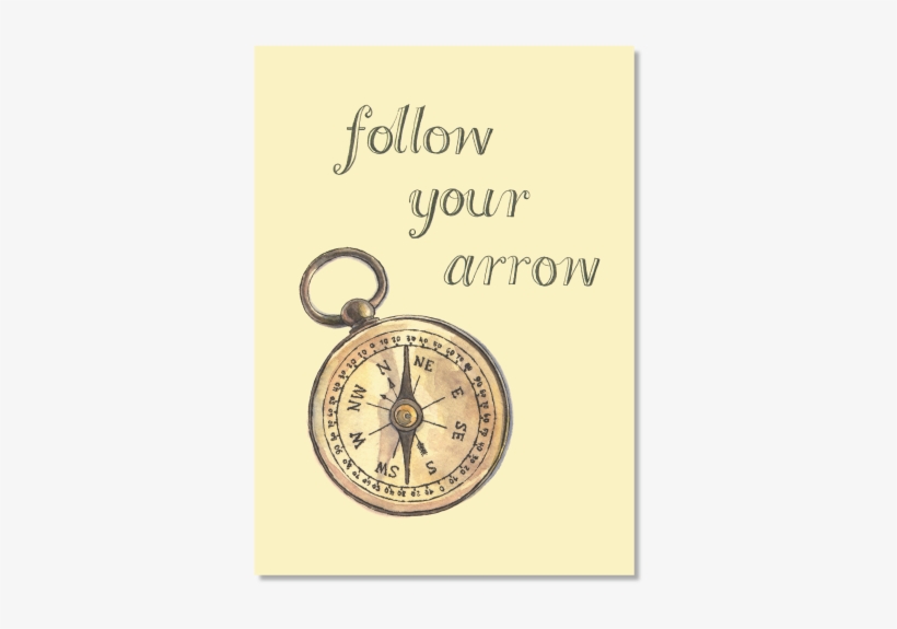 Follow Your Arrow Archival Print - Number, transparent png #2378757