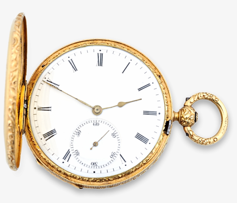 Pope Pius Ix Gold Pocket Watch By Aucoc - Jpeg, transparent png #2378813