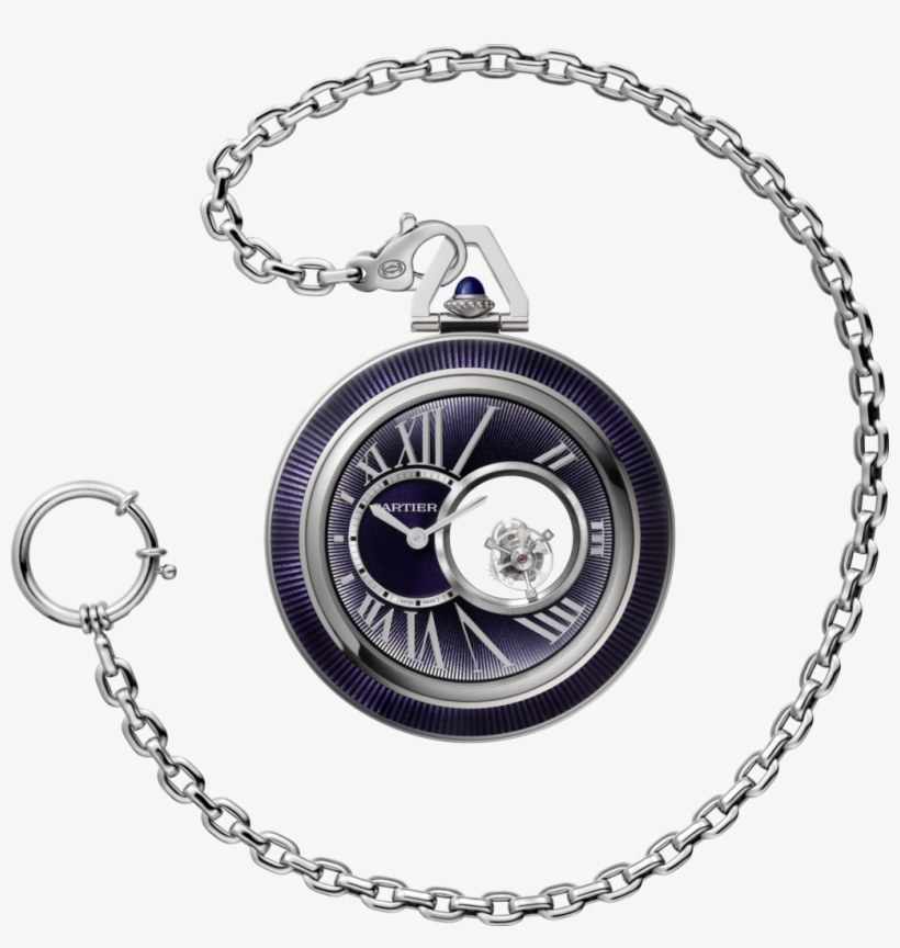 Cartier Cartier Mysterious Double Tourbillon Pocket - Chain, transparent png #2378844