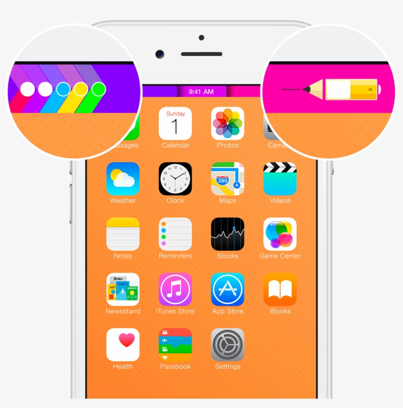 Details Matter - Apple Logo On Status Bar, transparent png #2378899