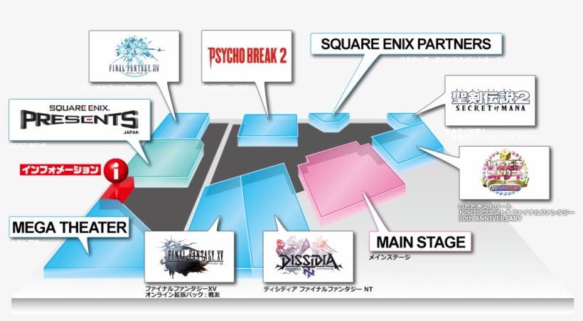 Booth Map - Dissidia: Final Fantasy Nt, transparent png #2379702