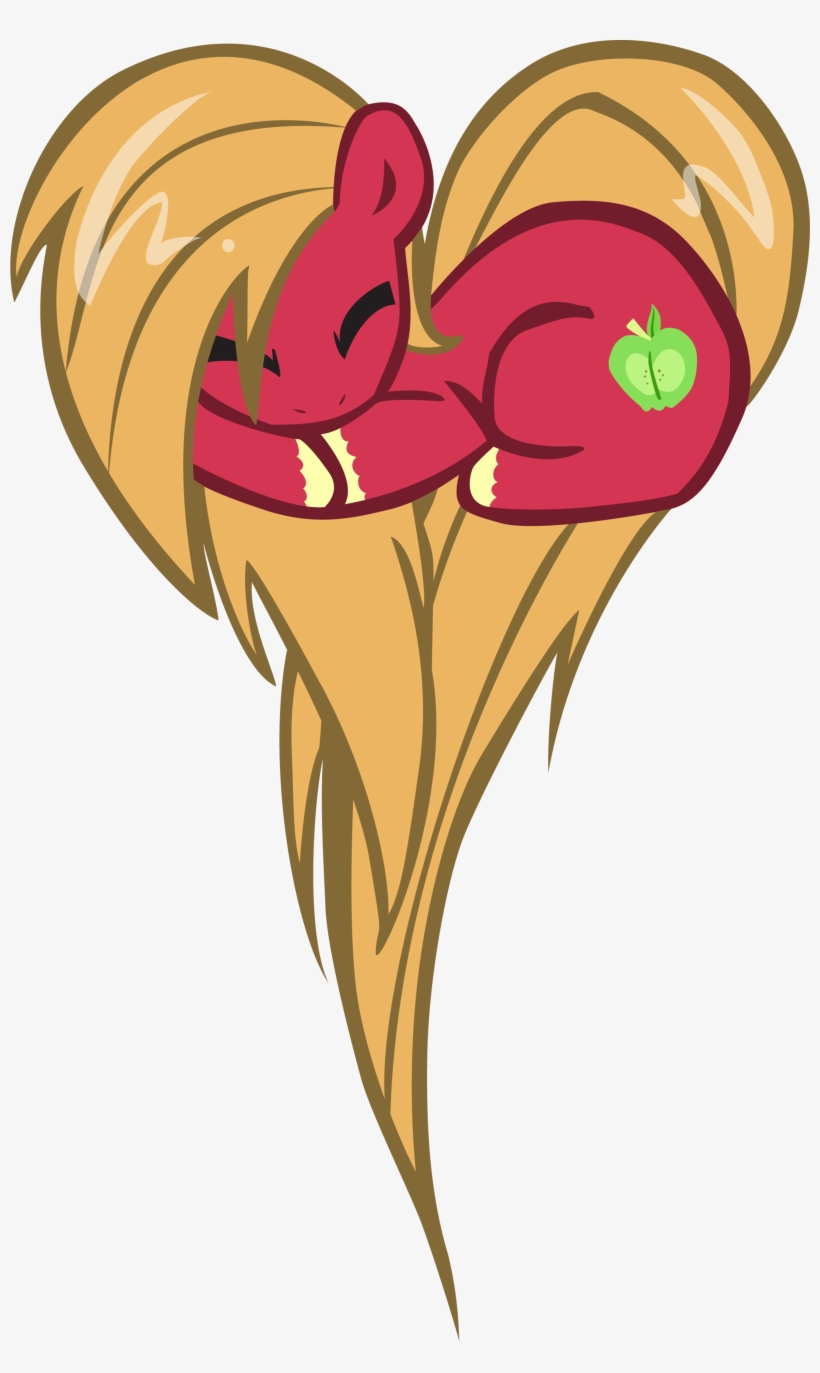 Big Mac Heart Pony By Pyrestriker - Mlp Big Macintosh Heart, transparent png #2379707