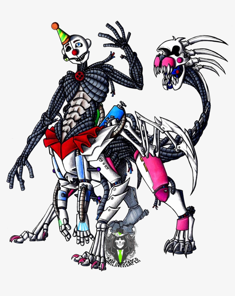 Clip Stock Fnaf By Deathrage On Deviantart - Naked Ennard Fnaf - Free