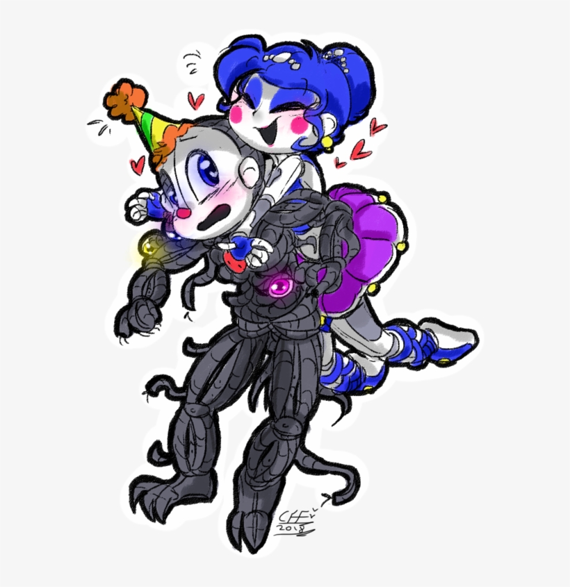 Ballora X Ennard I Ship Ennard And Baby But Ok I Ship - Five Nights At Freddy's, transparent png #2379909