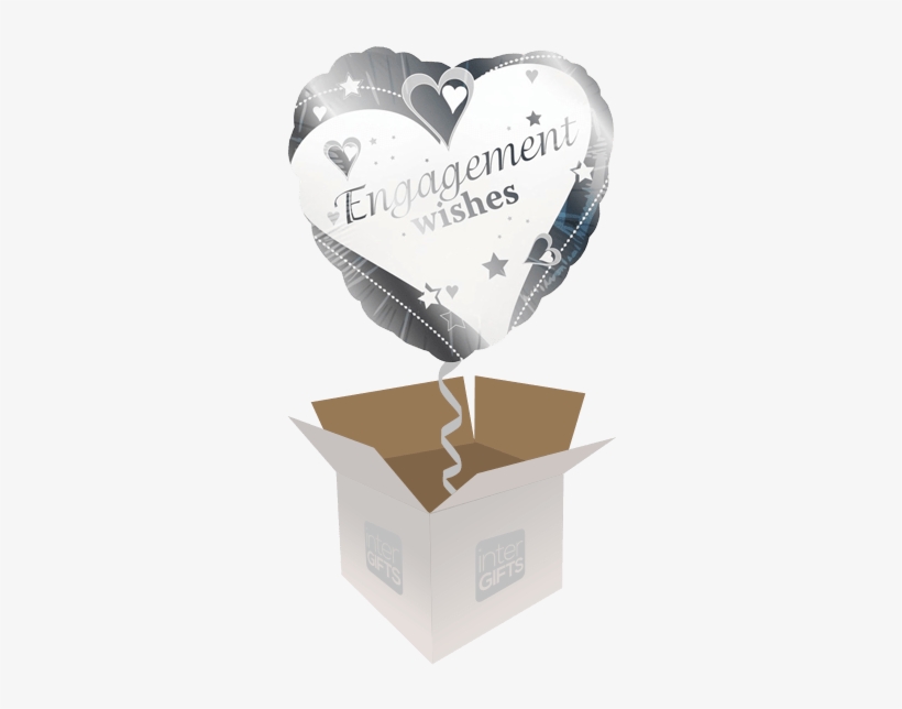 Engagement Wishes Heart - Wedding Silver Anniversary Logo, transparent png #2380069