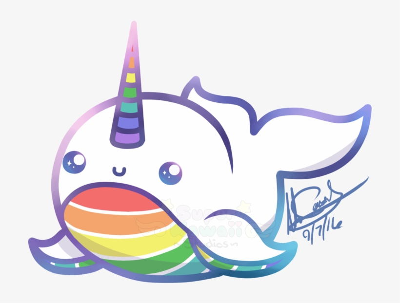 Narwhal Keychain Design By Superkawaiistudios On Deviantart - Kawaii Narwhal Png, transparent png #2380098