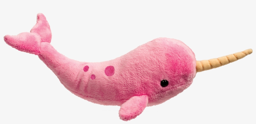 Pink Narwhal Stuffed Animal, transparent png #2380320