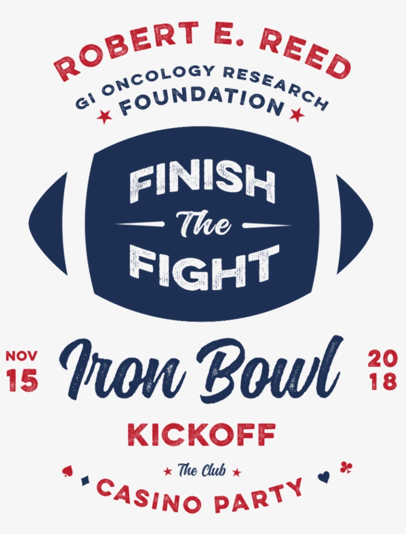 The "finish The Fight" Iron Bowl Kickoff And Casino - Poster, transparent png #2380719
