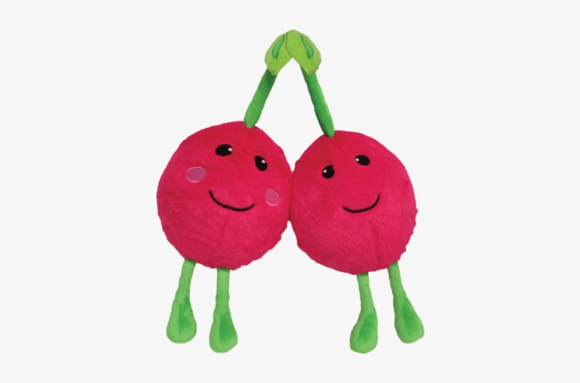 Cherries Bff Furry Pillow - Smiley, transparent png #2381067