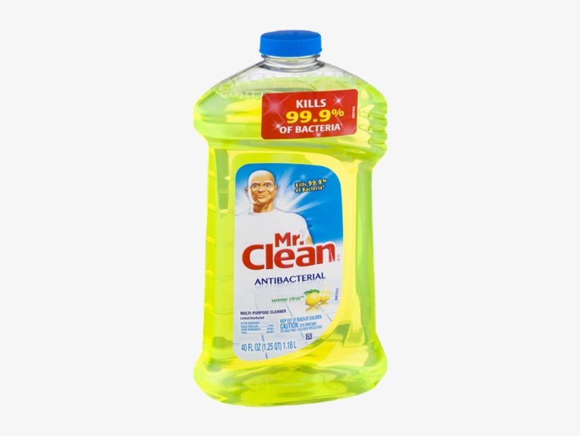 Mr Clean Floor Cleaner Lemon, transparent png #2381152