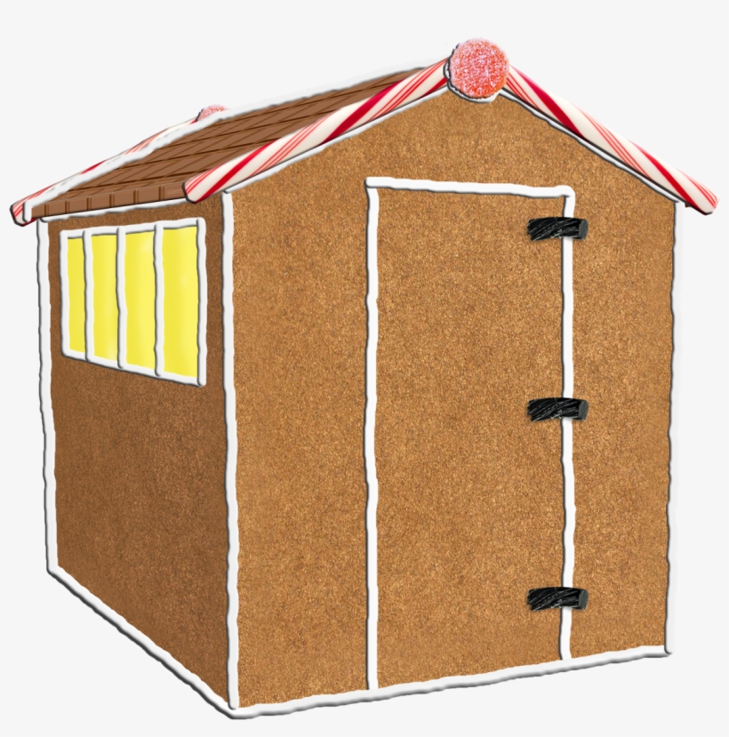 Gingerbread House - Shed, transparent png #2381880