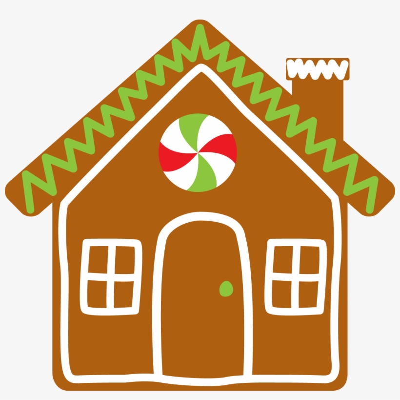 Lovely - Gingerbread House Clipart, transparent png #2381912