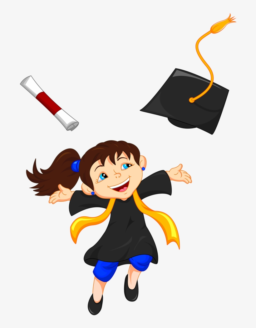 Graphic Royalty Free Download Png Formatura Escola - Graduacion Dibujos  Animados - Free Transparent PNG Download - PNGkey