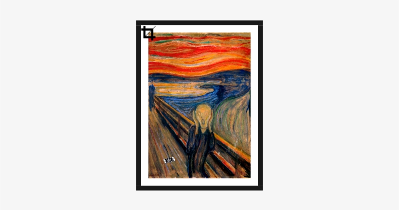 Laca 2cm Preta - Edvard Munch, transparent png #2382567