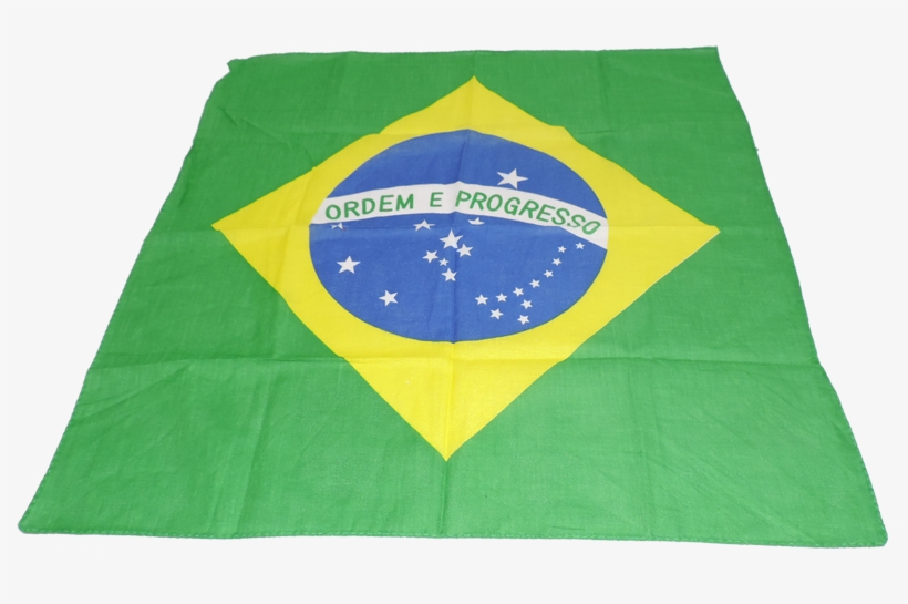 Lenço Bandeira Do Brasil - Brazil, transparent png #2383466