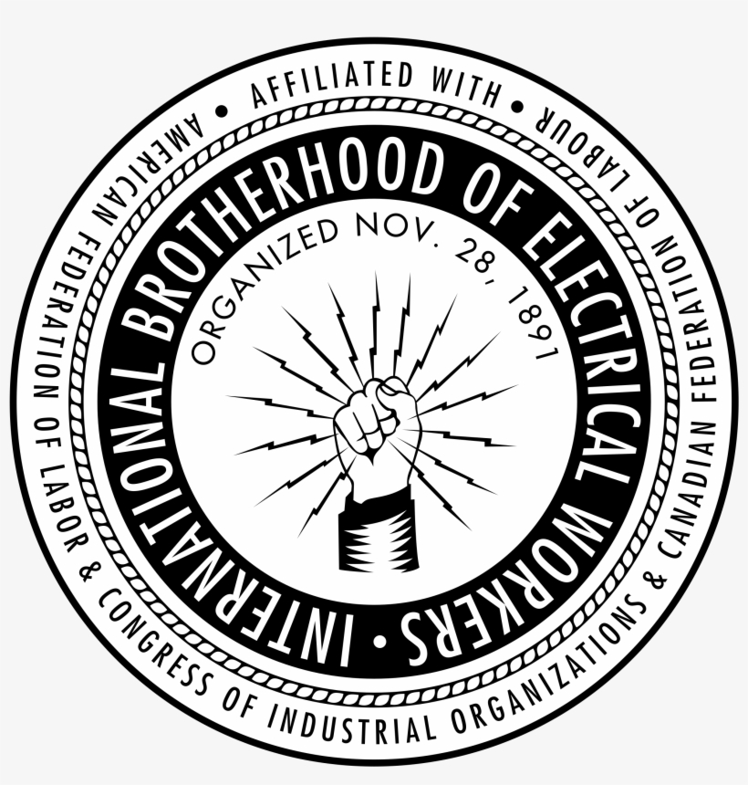 International Brotherhood Of Electrical Workers Logo - International Brotherhood Of Electrical Workers, transparent png #2384114