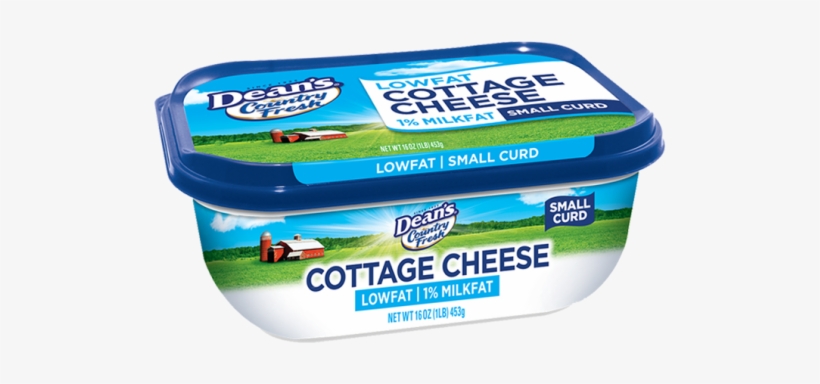 Dean's 1% Small Curd Cottage Cheese, transparent png #2384325