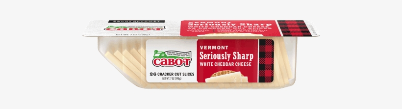 Seriously Sharp Cheddar Cracker Cuts - Cabot Creamery, transparent png #2384492