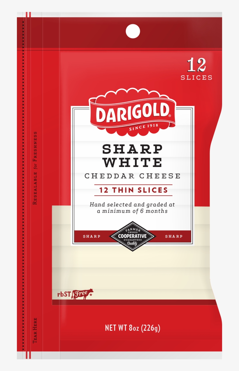 Sharp Cheddar Cheese - Darigold Cottage Cheese, 2% Milkfat - 24 Oz, transparent png #2384620