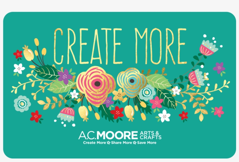 Gift Card Design - Ac Moore Gift Card, transparent png #2386018