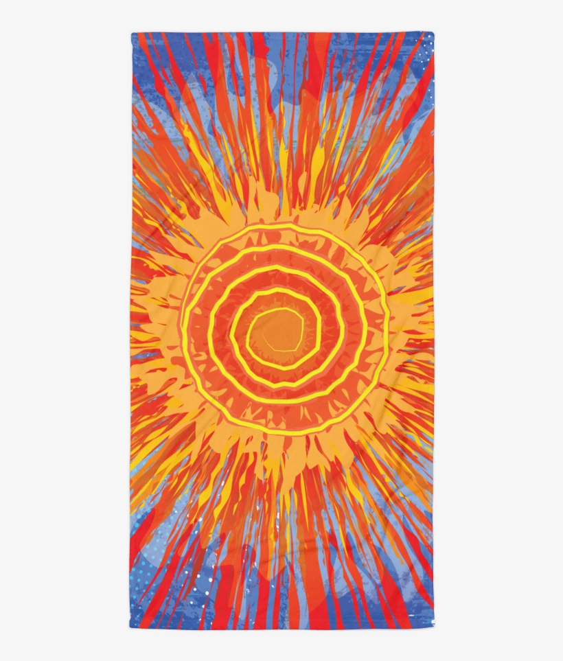 Beach Towel - Circle, transparent png #2386485