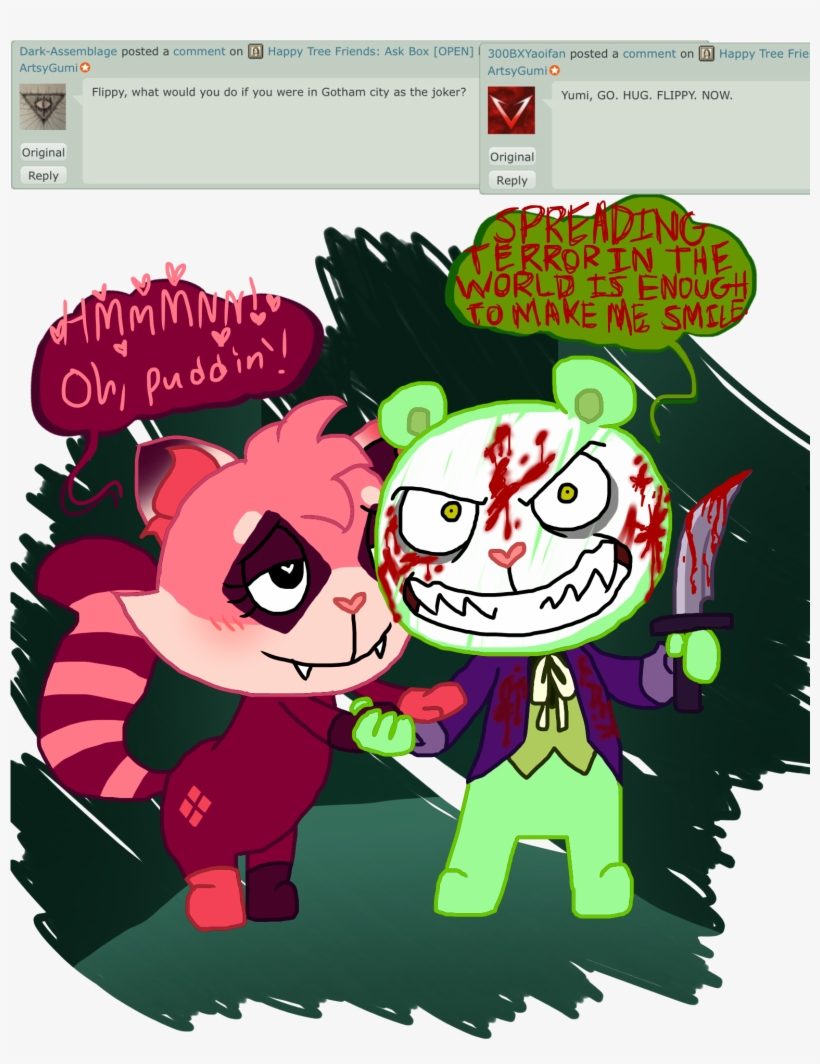 Pin By Alice On Happy Tree Friends - Ask Htf Question, transparent png #2387432