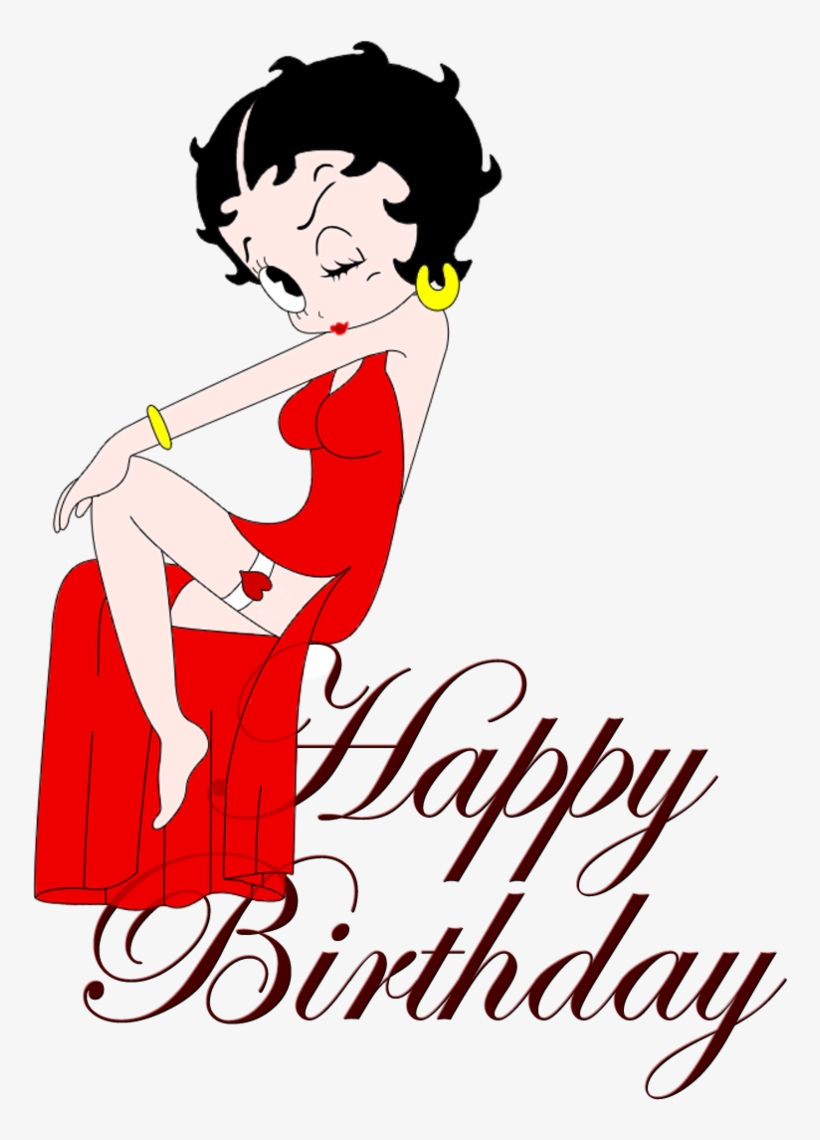 Betty Boop Birthday - Betty Boop Happy Birthday Banner, transparent png #2387599