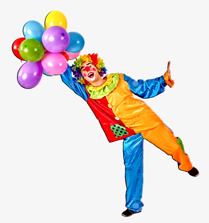 Cumpleaños Png-3 - Clown And Balloons, transparent png #2387705